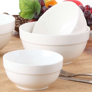 Bát sứ trắng có ngấn men đẹp - Tô sứ trắng có ngấn hàng đẹp