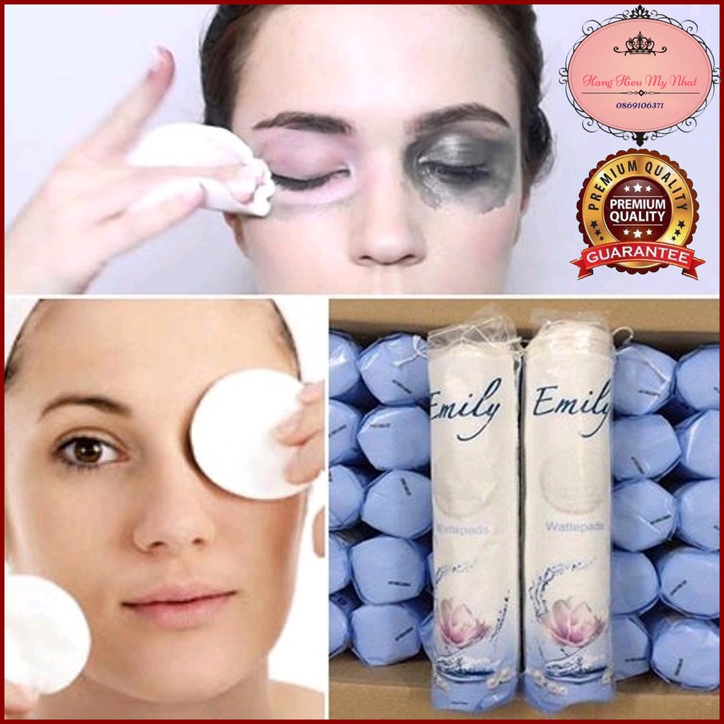 Bông tẩy trang Emily Đức 120 miếng