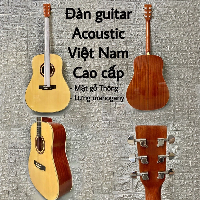 Đàn guitar Acoustic Gỗ Tốt hàng tuyển chọn Vinaguitar VG-XXX