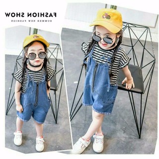 Yếm Jean bé gái 💕 Vải cực mềm và mát 💕Sale Giá Gốc💰