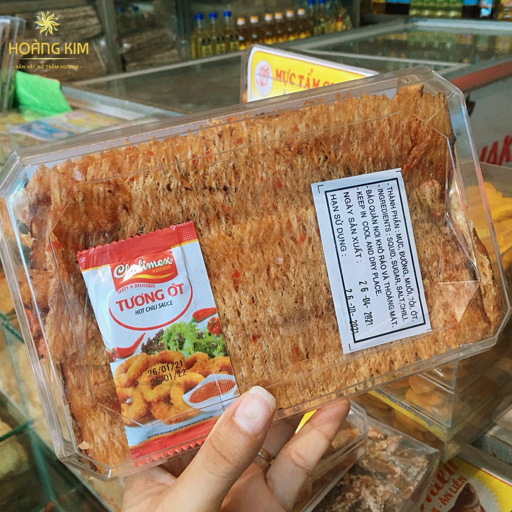 250g Mực cán tẩm siêu ngon size to bự - Đặc sản Nha Trang