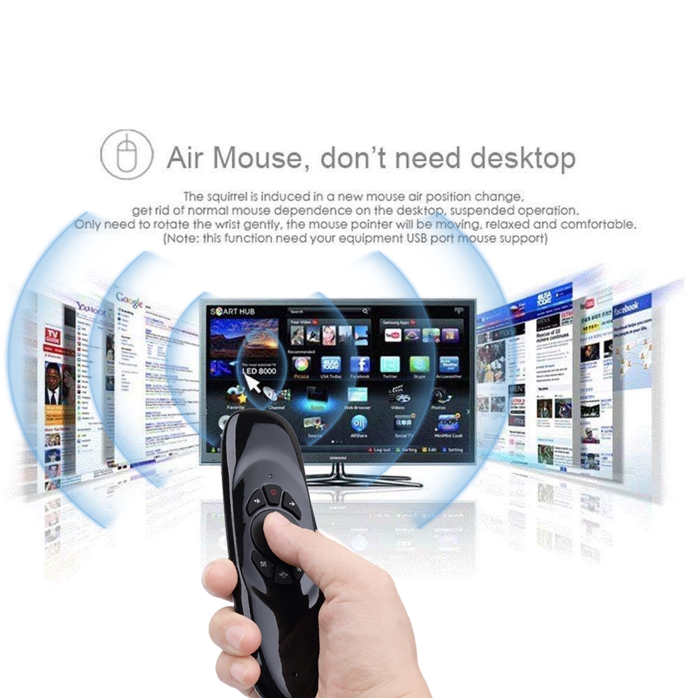 2.4GHz Wireless Remote Control Mini Keyboard Air Mouse