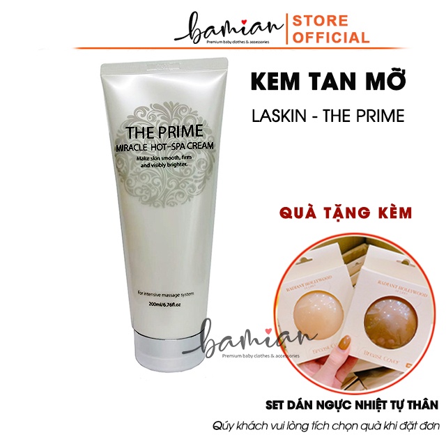 Kem tan mỡ bụng Hàn Quốc Laskin Prime Miracle (Date mới)