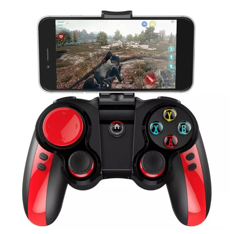 Wireless Bluetooth Gamepad Trigger with Stand Cellphone Joystick Game Controller