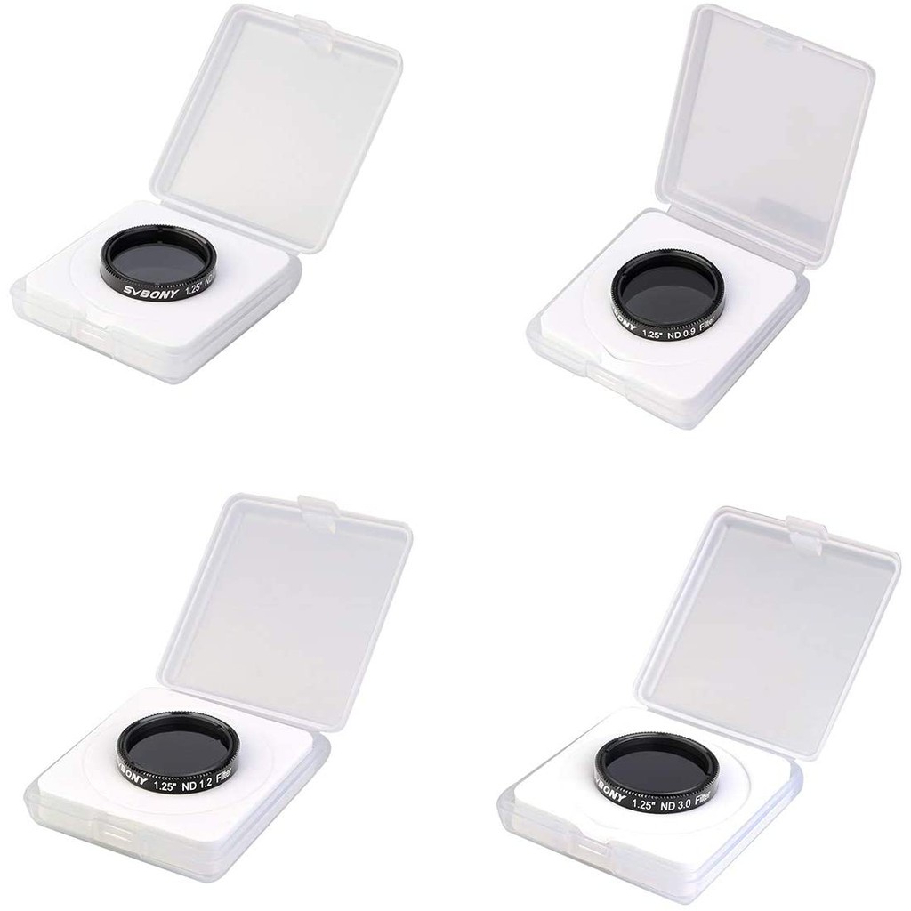 Bộ Kính Lọc Mặt Trăng SV139 1.25 inch ND4 / ND8 / ND16 / ND1000 Cho Kính Thiên Văn