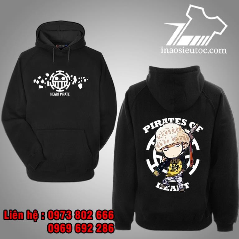 HOT - Mẫu áo Hoodie Law One Piece