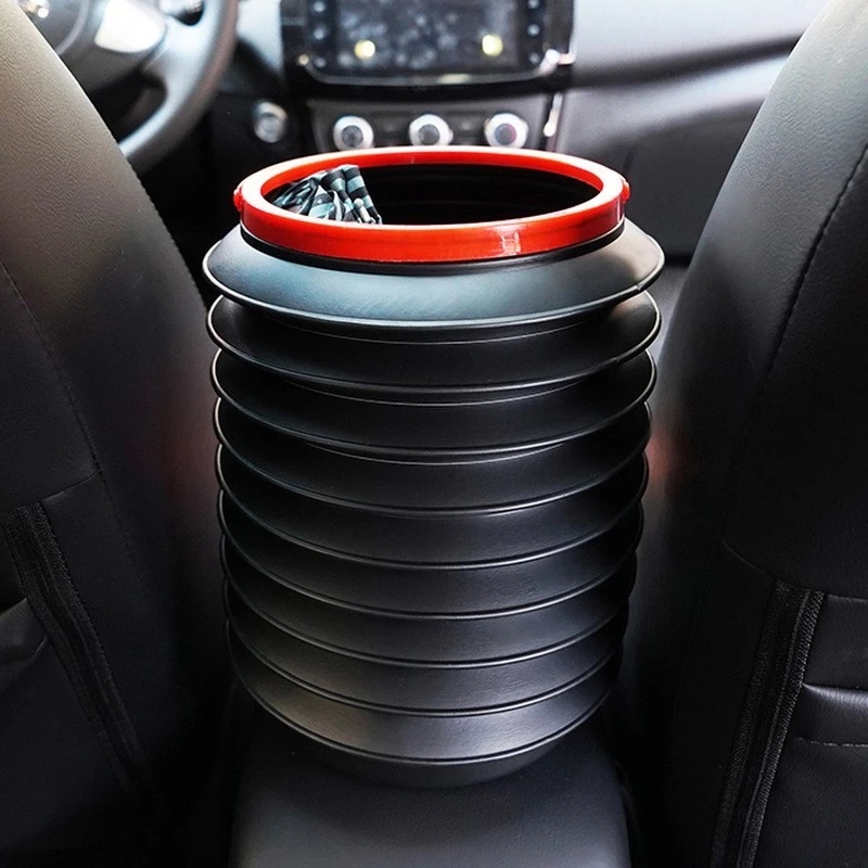 Thùng Đựng Rác 4L Gấp Gọn Chống Nước Cho Xe Hơi