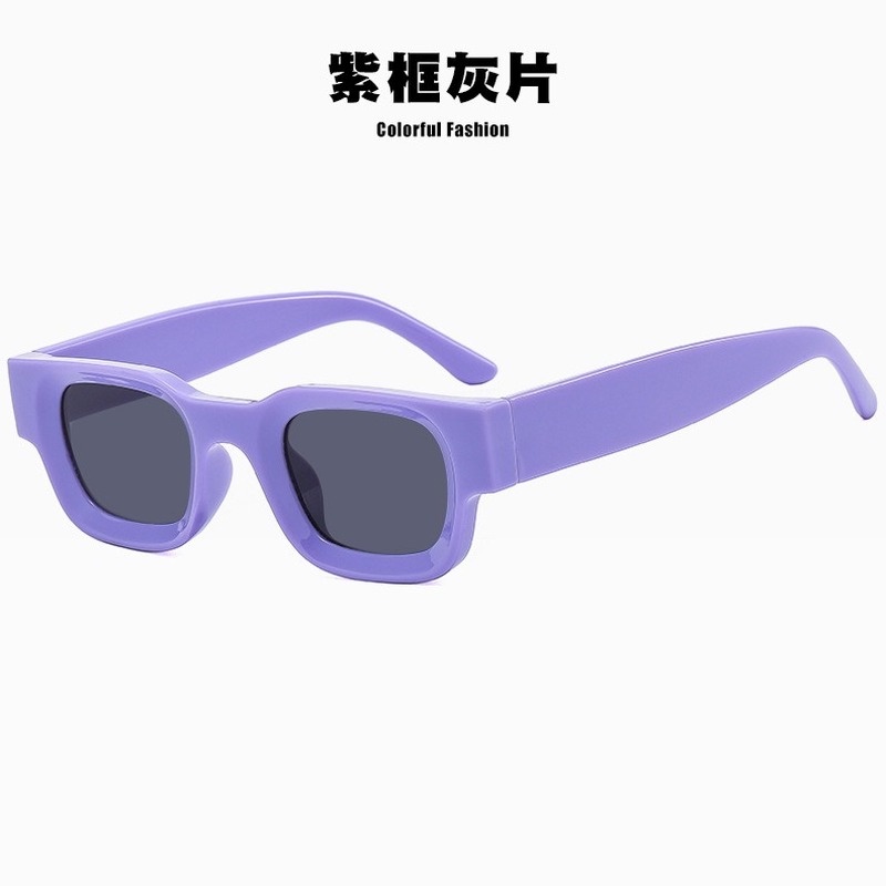 (KIQI-FASHION) COD Kính Mát Gọng Vuông Chống Tia Uv400 Thời Trang Dành Cho Nam Và Nữ