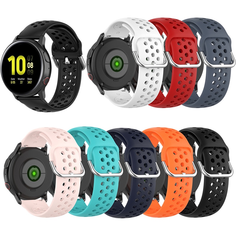 Dây Đeo Thể Thao Bằng Silicone Cho Đồng Hồ Thông Minh Xiaomi Huami Amazfit Bip Gtr 47 / 42mm Gts Pace Stratos 20mm 22mm