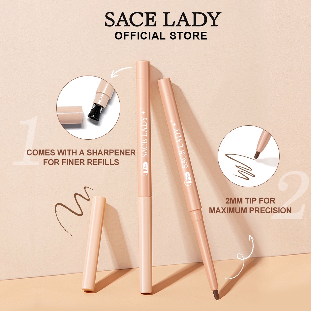Chì sáp kẻ mắt SACE LADY 2mm siêu mỏng chống thấm nước 0.1g SL353