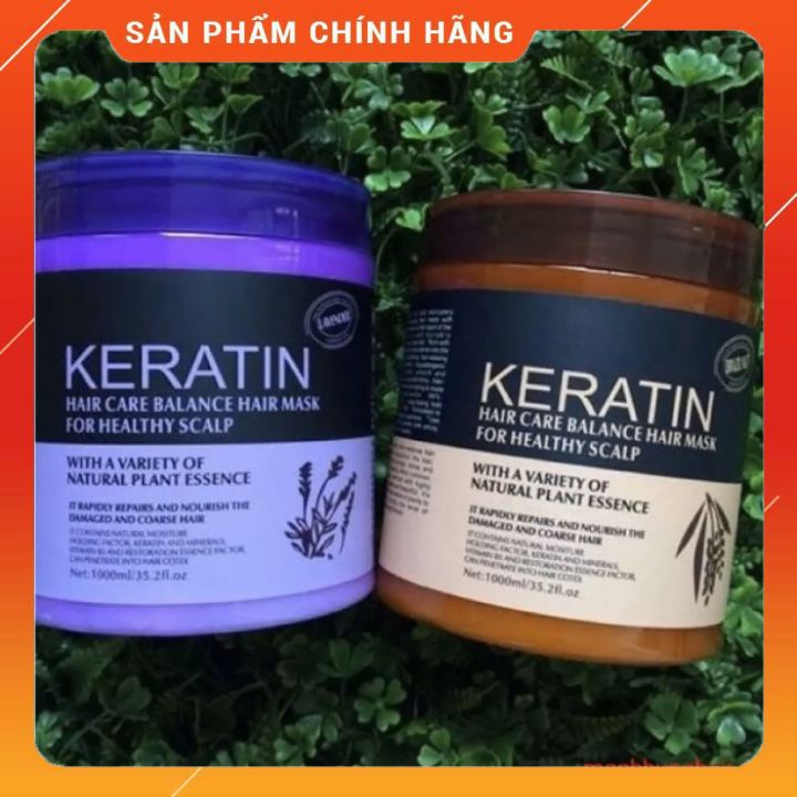 [Hàng chính hãng] DẦU Ủ TÓC , HẤP TÓC KERATIN 1000ml  - Phục hồi tóc cho tóc khỏe