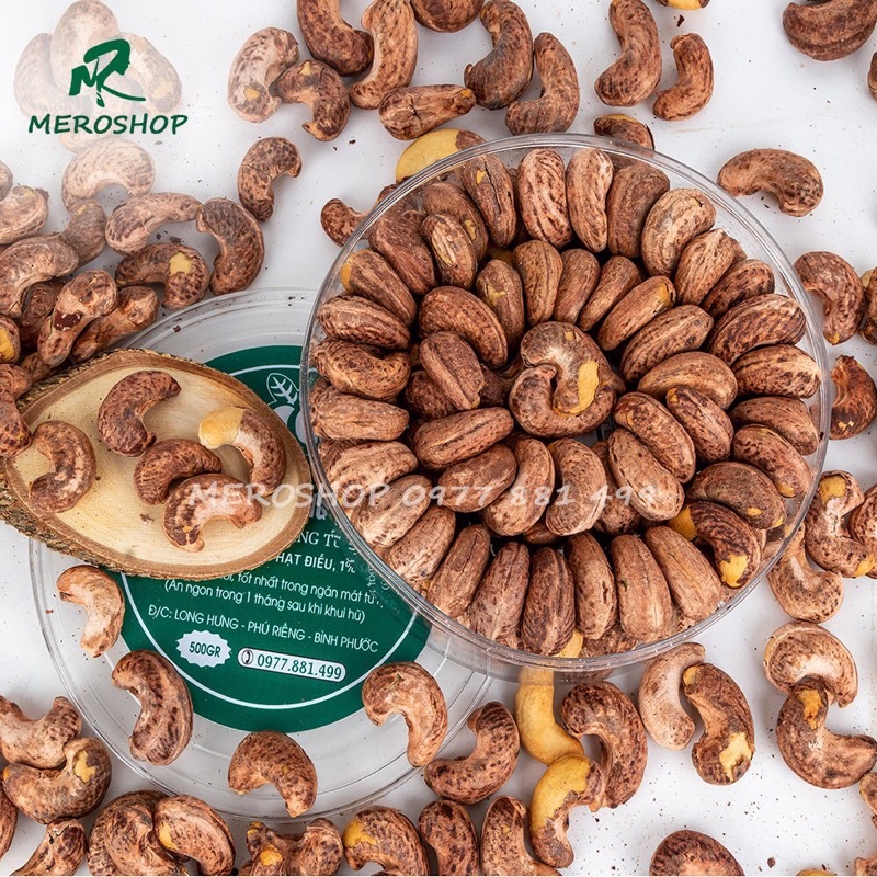 500GRAM HẠT ĐIỀU RANG MUỐI, XẾP HỘP