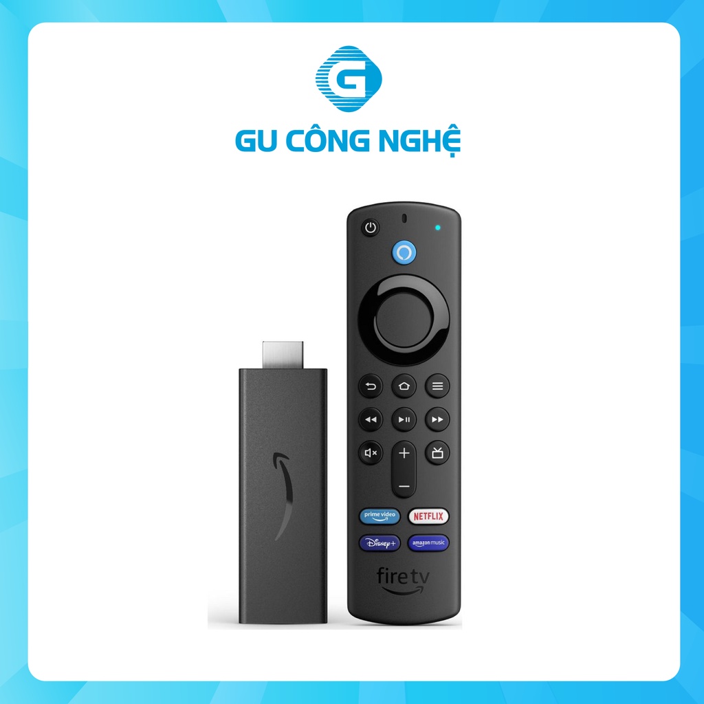 Amazon Fire TV Stick - Thiết bị trình chiếu TV kèm Điều khiển giọng nói Alexa