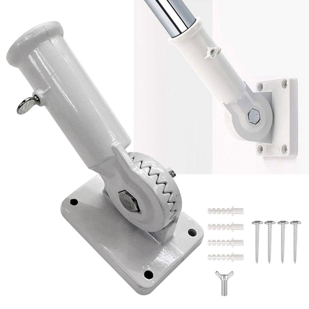 Giá Đỡ Cột Cờ Bằng Sắt Phủ Nhôm Phủ Điều Chỉnh Được Tiện Lợi