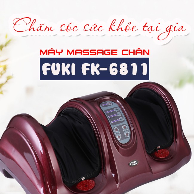 Máy massage chân hồng ngoại Fuki Nhật Bản FK-6811 (Màu nâu)