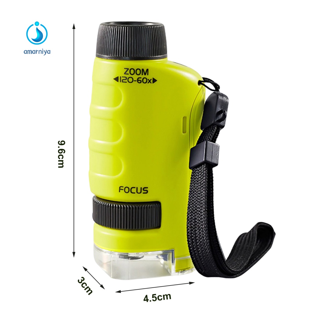 Kính HiểN Vi Mini 60-120X KèM Phụ KiệN Chuyên DụNg