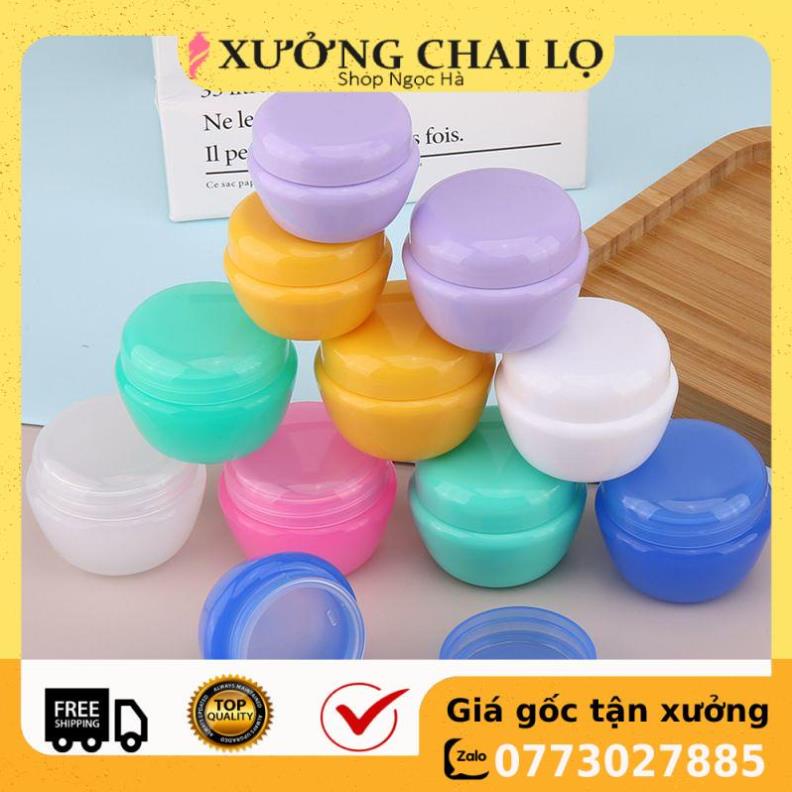 [RẺ VÔ ĐỊCH] [Combo 10sp] Hũ Chiết Mỹ Phẩm ❤ Hũ nhựa đựng kem Face 20g , Hũ Nấm chiết mỹ phẩm , phụ kiện du lịch