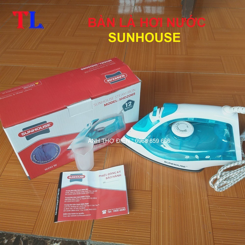 Bàn là hơi nước SUNHOUSE SHD2065,Bàn ủi hơi nước