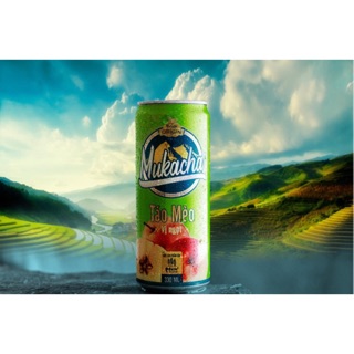 NƯỚC TÁO MÈO MUKACHA VỊ NGỌT LON 330ML