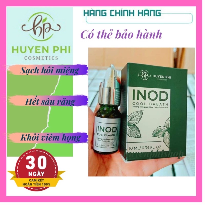 Tinh Dầu Răng Miệng Inod Huyền Phi Hết Hôi Miệng Nhiệt Miệng Sâu Răng Chảy Máu Chân Răng Viêm Họng Viêm Amidan Hiệu Quả