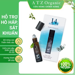 Tinh Dầu Lăn 14S 10 ml Breath In Nâng cao miễn dịch, ổn định cảm xúc ATZ Healthylife