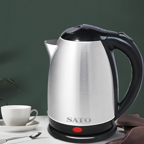 Ấm siêu tốc, ấm đun nước Inox SATO 17ST45, Công nghệ Nhật Bản – Sản xuất tại Việt Nam.