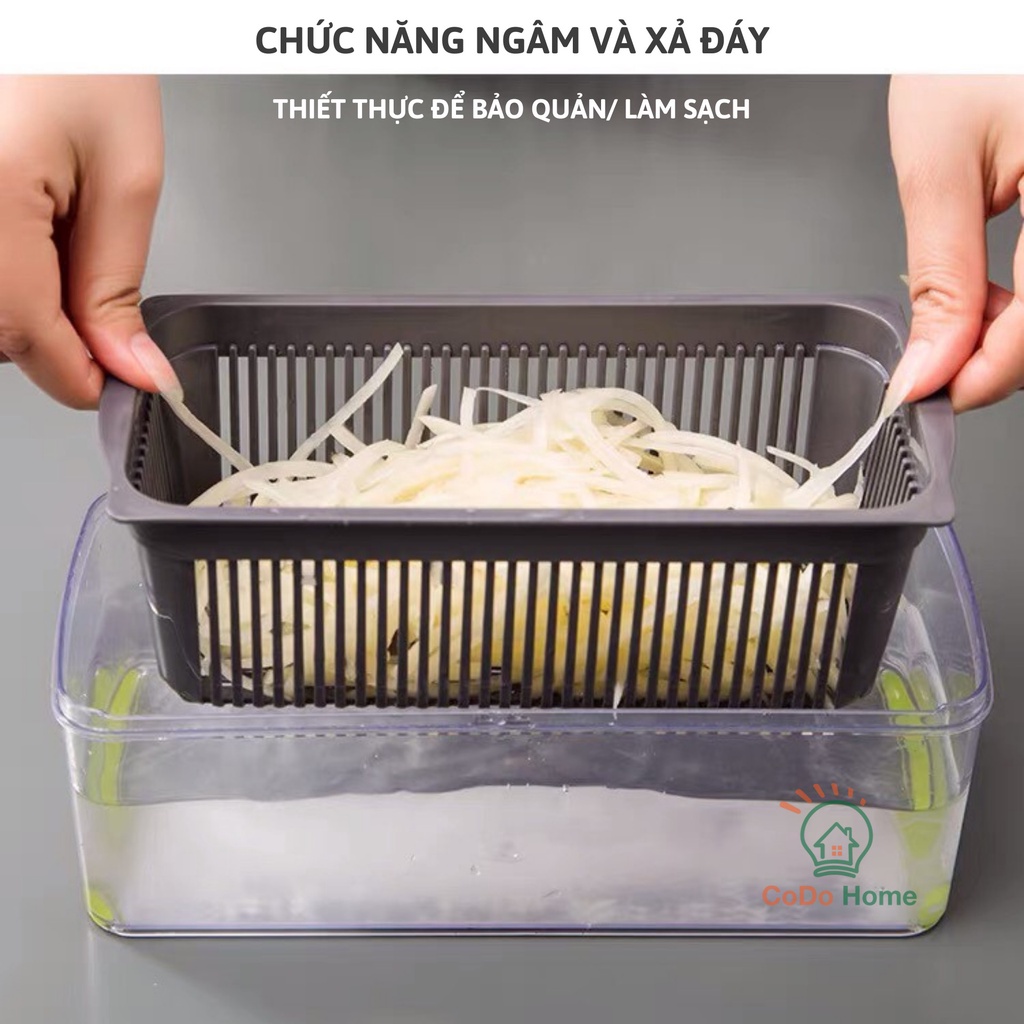 [MẪU MỚI NHẤT] Nạo Rau Củ Đa Năng 7in1 Tiện Lợi, Bộ Nạo Rau Củ Đa Năng Cao Cấp