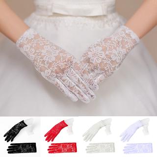 Găng tay ren thoáng khí của phụ nữ Hàn Quốc Găng tay ren ngắn Lolita Bridal