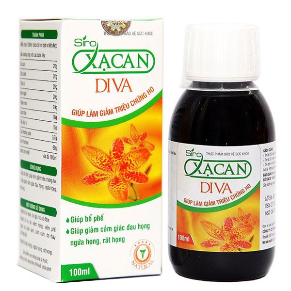 Siro Xạ Can Diva- Thành phần lành tính từ thảo dược hỗ trợ bổ phế, hỗ trợ giảm ho (lọ 100ml) hàng chính hãng.