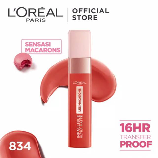 L'OREAL (Hàng Mới Về) Son Kem L 'Oreal Paris Lên Màu Chuẩn Đẹp