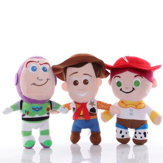Đồ chơi nhồi bông hình nhân vật woody buzz lightyear trong toy story 4 kích cỡ 15-25cm mềm mại cho trẻ em