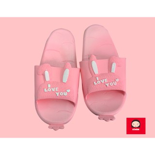 Dép quai ngang nữ chú thỏ con và củ cà rốt siêu đáng yêu cực hot