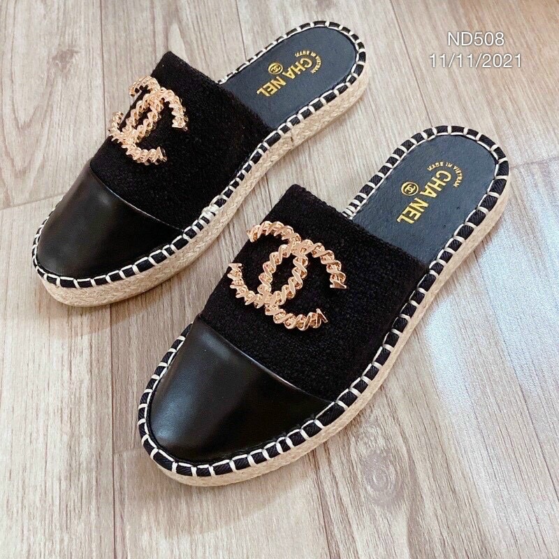 Sục Chanel viền cói siêu xinh