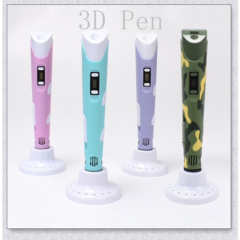 Bút in 3D kèm sợi lụa PLA phù hợp làm quà sinh nhật/ giáng sinh DIY