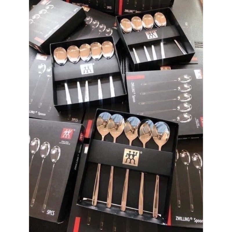 Set 5 thìa muỗng innox Zwi.lling