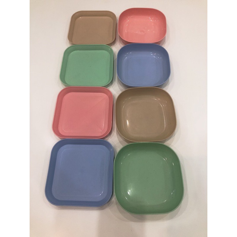 Set 8 đĩa nhựa lúa mạch xinh xắn