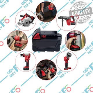 DMF5 Vỏ mạch Milwaukee M18 5S 2P 18V cân bằng, Led báo pin và nhận sạc zin