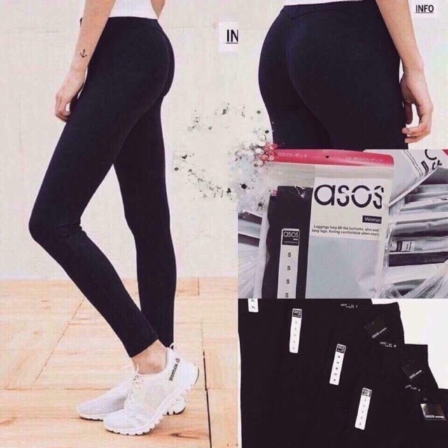 [Ảnh thật] Quần legging 🌸 nâng mông Asos 🌸 Tôn Dáng Cực Xinh