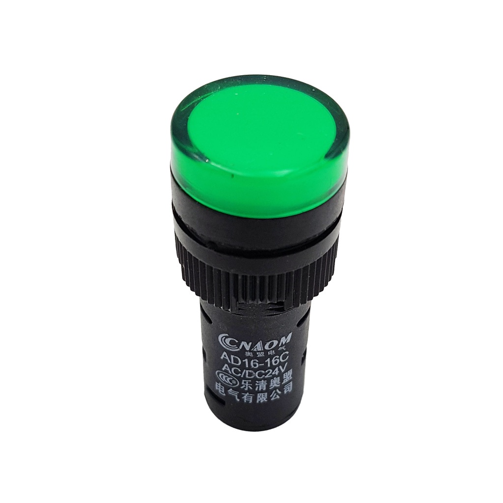 Đèn led báo pha AD16-16C phi 16mm điện áp 12V, 24V gắn tủ điện
