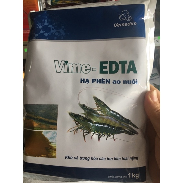 vime edta, hạ phèn ao nuôi tôm cá 1kg/ bịt