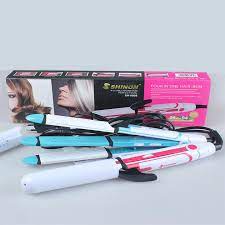 Máy làm tóc 3in1, làm thẳng, xoăn và đập sóng Shinon chính hãng