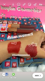 Son kem lì Black rouge ver 5