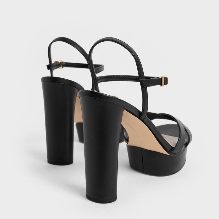 Sandal nữ cap gót 11cm Charles & Keith | Auth - Order - Ảnh Thật