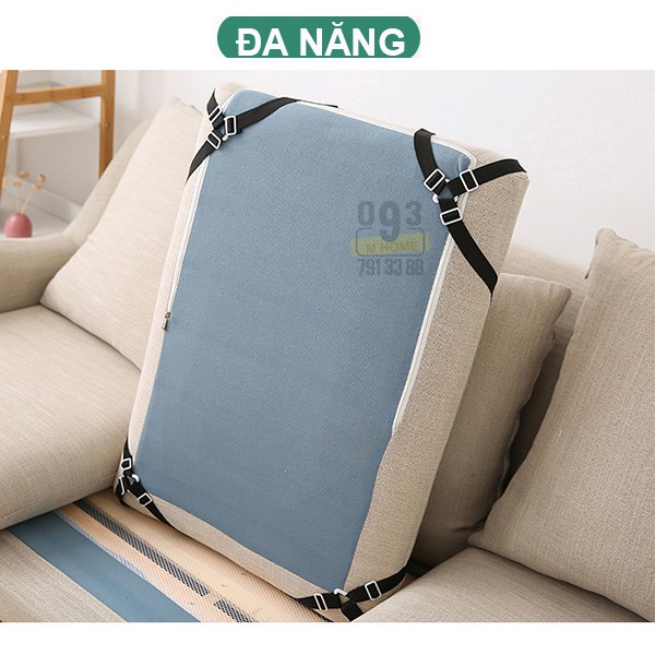 Combo 4 Kẹp Inox Ga Giường ,Dây Chằng Góc Nệm