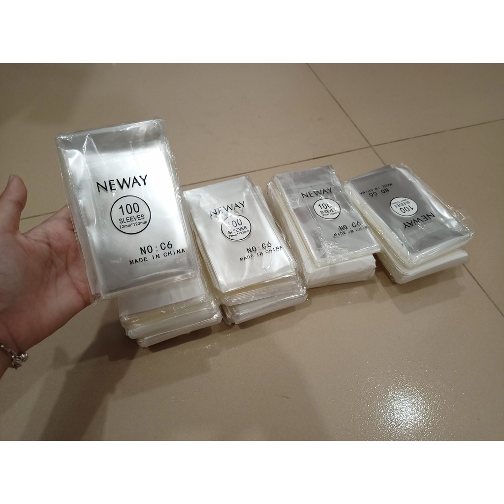 [ĐẠI VIỆT KỲ NHÂN] BỌC BẢO VỆ BÀI SLEEVECARD 72mm*123mm-100sleeves