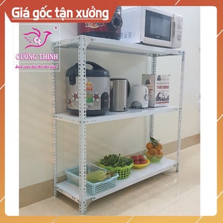 Kệ sắt v lỗ đa năng mini 2-3 tầng,dài 80cm x rộng 30cm x cao 0,6-0,8-1m. lắp ghép kệ đa năng