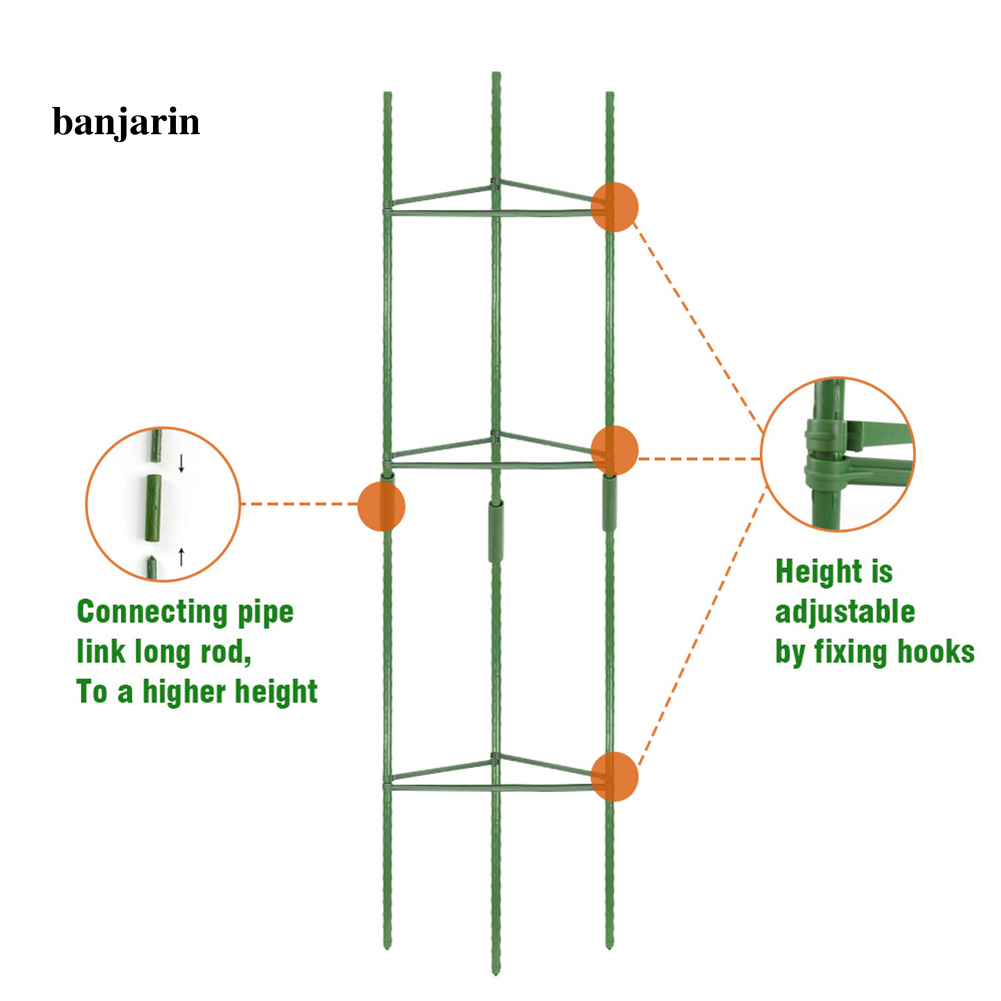 Bộ Giá Đỡ Hỗ Trợ Trồng Cây Dây Leo Tiện Dụng Cho Sân Vườn