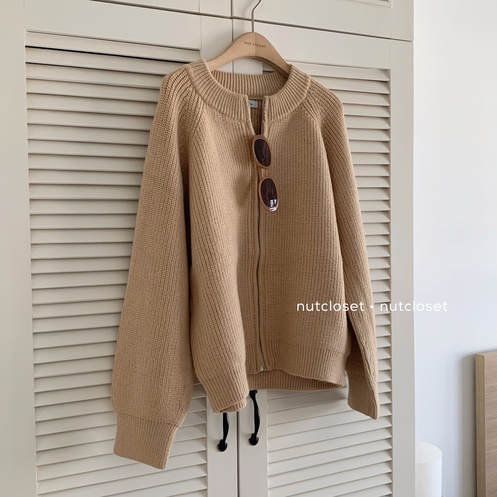 Áo len kéo khóa cổ tròn _ A0288 | BigBuy360 - bigbuy360.vn