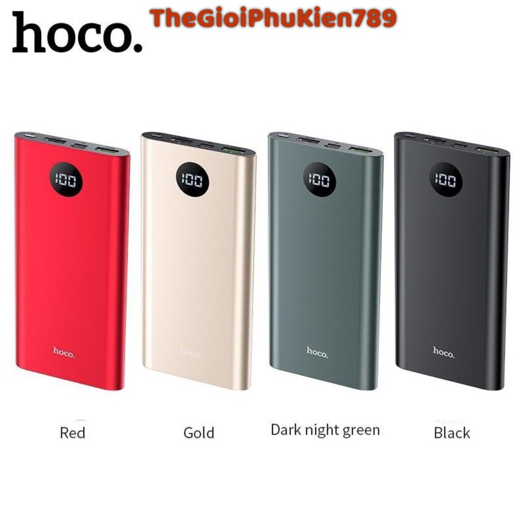 Sạc Dự Phòng Hoco B16 Max dung lượng 12.000 mAh Chính hãng Siêu mỏng Giá tốt