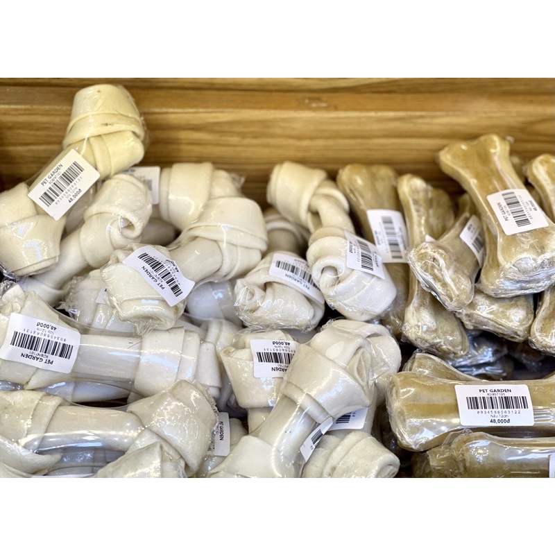 XƯƠNG DA BÒ VỆ SINH RĂNG MIỆNG THÁI LAN [Đủ size] Cho chó